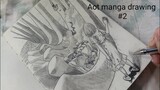 Ymir and other titans (Armored,Cart,Beast) Aot manga drawing #2