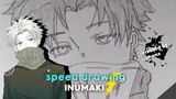 speed drawing inumakii