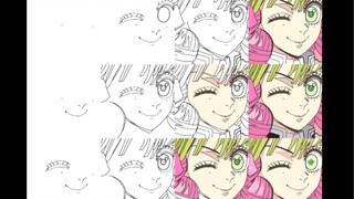 Teach you how to draw a love pillar