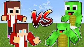 JJ and Baby JJ VS Mikey and Baby Mikey (Minecraft Battle)