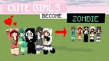 All of Us Are Dead (All Cute Girls Become Zombie) - Minecraft Animation