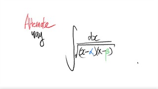 Alternate way: sq root integral ∫1/√((x-α)(x-β)) dx