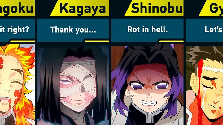 Last Words of Demon Slayer Characters