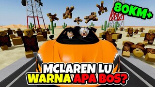 KITA PAKE MCLAREN TERBARU TEMBUS 80 KM DAN RADIO TOWER? 🤯 | Roblox A Dusty Trip