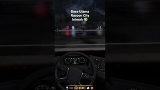 Base Utama Racoon City Inimah Guys kwkw#games #bus #car #gameplay #shorts #tiktok #gamer #game #fun