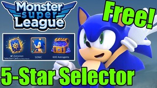 Free 5-Star Selector for Sonic Collaboration | Monster Super League x Sonic