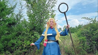 Marcille Donato Dungeon Meshi Cosplay and home workout vlog 💪