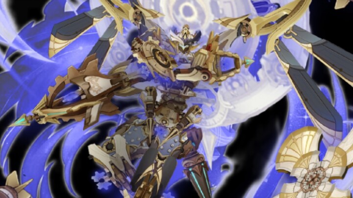 "Genshin Impact" Clockwork 16 combined! Paladin Machine King!!!