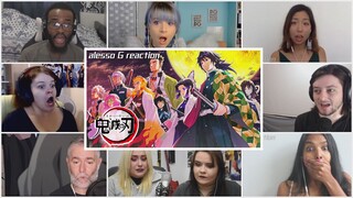 🔥The Nine Hashiras!!🔥 Demon Slayer Kimetsu No Yaiba Ep 22 Reaction Mashup