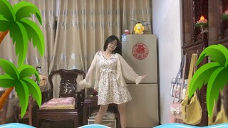 Pergilah! Ayo makan semangka bersama~! //"Musim Panas Kota Kecil" Tarian Hanhan