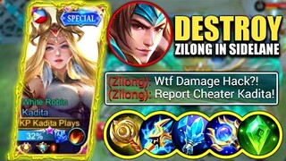 KADITA DESTROY ZILONG IN RANK GAME!! 🔥 | KADITA BEST BUILD 2022 | TOP GLOBAL KADITA GAMEPLAY