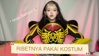 TUTORIAL KOSTUM KAMEN RIDER | MODE RIBET PART 3 (LAST!)