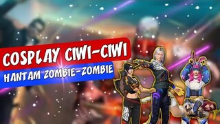 Free Fire Indonesia - Cosplay ciwi-ciwi buat hantam zombie-zombie