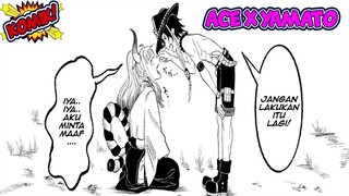 ACE X YAMATO MOMENT PERTEMUAN MEREKA! - KOMIK ONE PIECE