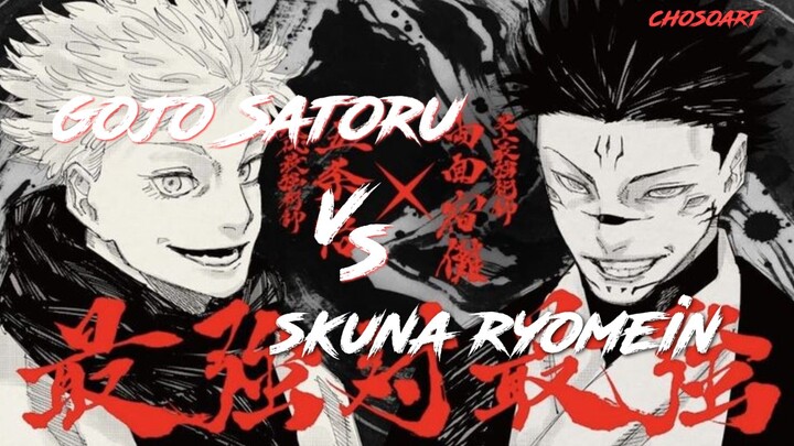 gojo vs sukuna [jujitsu kaisen]