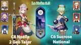 C6 Noelle 2 Geo Taser & C6 Sucroce National | La Hoàn Thâm Cảnh Tầng 12 | Genshin Impact 3.3