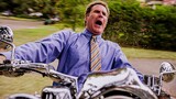 He crashes a bike into the roof of his house! | Daddy’s Home | CLIP