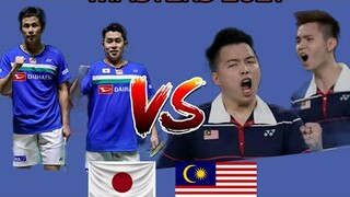 AARON CHIA/SOH WOO YIK VS TAKURO HOKI/YUGO KOBAYASHI. INDONESIA MASTERS 2021.