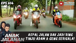 MAINNYA KEROYOKAN! ASPAL JALAN BAK JADI RING TINJU ADAM & GENG SERIGALA! - ANAK JALANAN