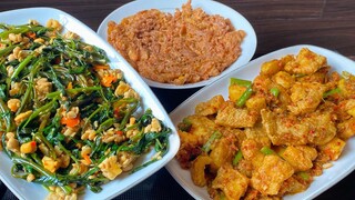 SET MENU HARIAN‼️ Ikan bumbu pelangi, oseng kangkung & telor dadar kampung