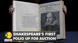 The journey of 400-year-old book: Shakespeare’s first folio up for auction | World English News