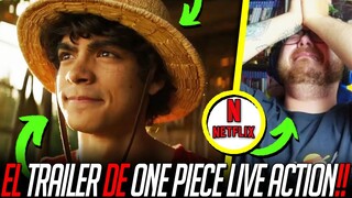 ONE PIECE LIVE ACTION❗️☠️ Mi REACCIÓN COMPLETA al TEASER TRAILER OFICIAL❗️👒