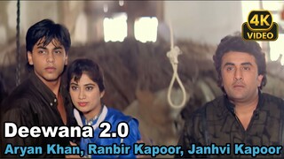 Deewana 2.0... But it's Aryan Khan, Ranbir Kapoor and Janhvi Kapoor