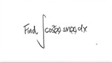 trig integral Find cos^2(x) sin(x) dx