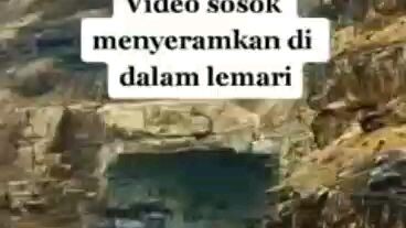 Video sosok menyeramkan di dalam lemari👻