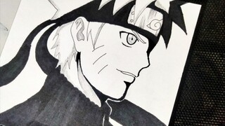 Yuk intip cara gambar naruto 😁💯