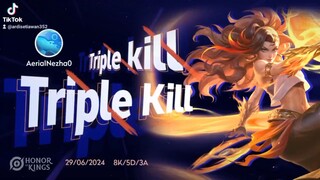 Luara Triple Kill - Honor Of Kings #hok #honorofkings #fyp #cobaajadulu