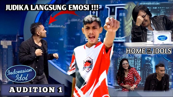 VIRAL!! PESERTA INI MEMBUAT JURI EMOSI DENGAN LAGU AVENGER AND GAME DIBAWAHNYA|PARODI INDONESIA IDOL