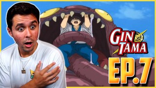 "BIG BOI SUSHI" Gintama Episode 7 Live Reaction!