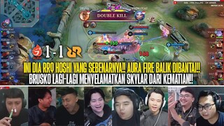 INI DIA GAMEPLAY RRQ HOSHI YANG SEBENARNYA!! REAKSI STREAMER AURA FIRE 1-1 RRQ HOSHI MPL ID S13!!