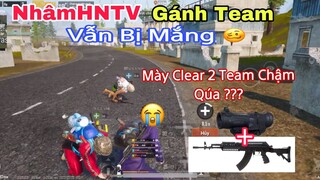 PUBG Mobile | NhâmHNTV Sấy Beryl Gánh Team Cực Mạnh Nhưng Vẫn Bị Mắng Vì Clear 2 Team Hơi Chậm 😭