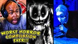 WORST HORROR COMPILATION I'VE EVER SEEN | Try Not To Get Scared Edition