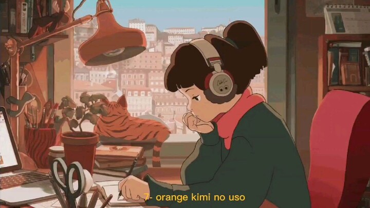 7 • orange • kimi no uso • metal version