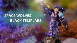 Space Wolves vs Black Templars -  Warhammer 40k Battle Report