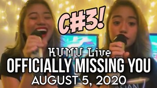 OFFICIALLY MISSING YOU with C#3 – Morissette Amon (August 5, 2020)