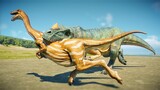 CERATOSAURUS PACK HUNTING GALLIMIMUS HERD - Jurassic World Evolution 2