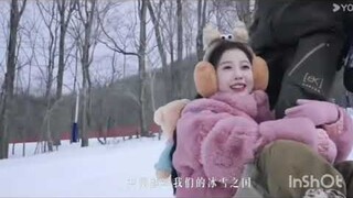 lin yi and Esther yu drama ski into love clip لين يي