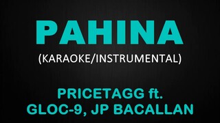 Pahina - Pricetagg ft. Gloc-9, JP Bacallan (Karaoke/Instrumental)