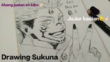 Abang jualan es kiko 🗿//Drawing Sukuna// Dari anime jujur kasian😞☝🏻