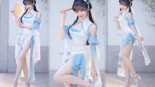 姐姐换上旗袍 跳最温柔的舞～【咏春】