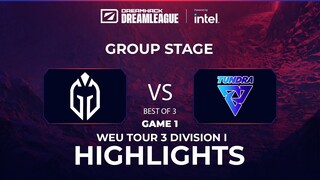 Game 1: Tundra Esports vs Gaimin Gladiators | DPC WEU 2022 Tour 3: Division I