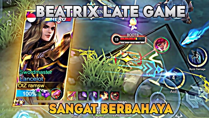 Solo Rank Lancelot Hardgame, Ketemu Beatrix Late Game Berbahaya 😱😱😱