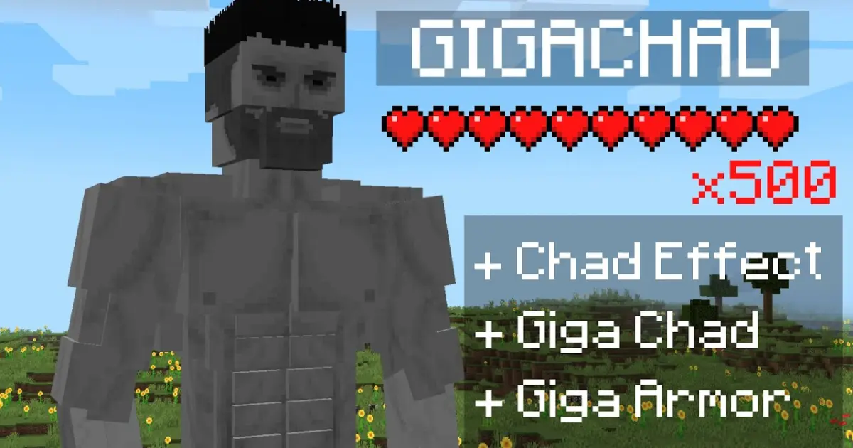 Minecraft Gigachad Boss: Hãy tham gia vào trận chiến với một trong những kẻ thù đáng gờm nhất trong lịch sử Minecraft - Gigachad Boss. Không chỉ được trang bị các vũ khí mới và mạnh mẽ hơn, bạn còn có thể chứng tỏ sức mạnh của mình và đánh bại Gigachad Boss để trở thành người chiến thắng. Hãy sẵn sàng cho một trận chiến đầy hào hùng và phấn khích!