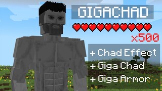 Mình biến Gigachad thành Boss Siêu mạnh Trong Minecraft