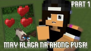 MAY ALAGA NA AKO! | MINECRAFT PT.1 | TAGALOG