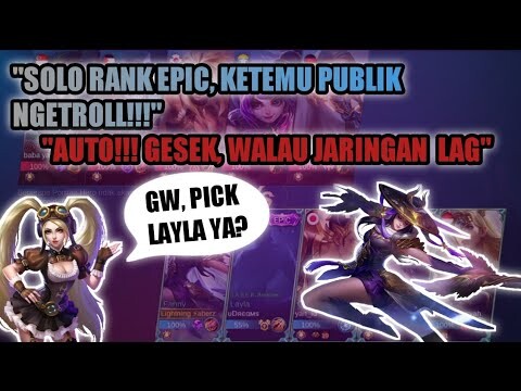 Solo Rank Pake Fanny, Di Troll Publik, "AUTO!!! GESEK WALAU JARINGAN NGELEG"